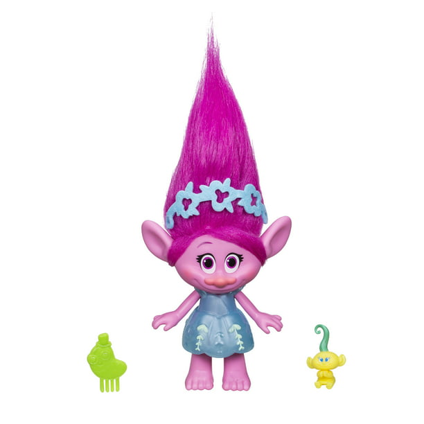 DreamWorld Hasbro Trolls Chenille & Troll Baby And Satin & Troll Baby 2-Pack